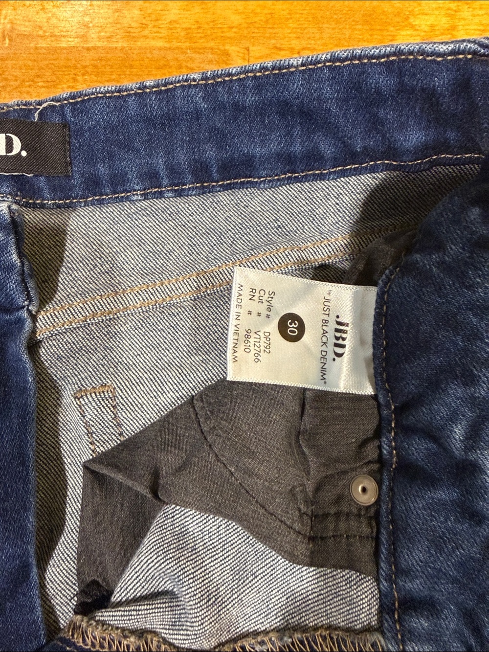 Just Black Women's Dark Blue Wide Leg Jeans